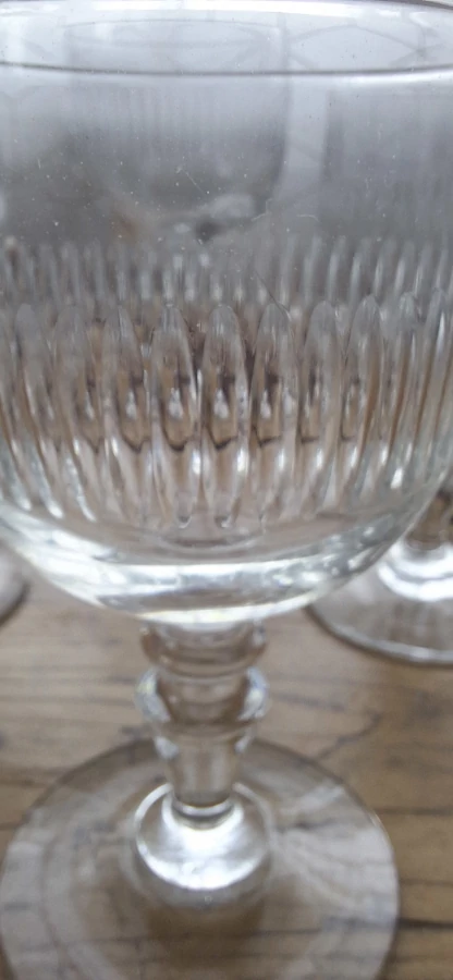 Lot de 6 verres taillés XIXᵉ - style Renaissance Détails 3