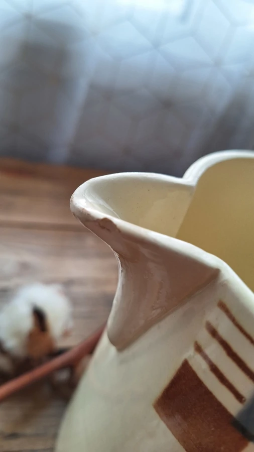 Pichet Digoin Sarreguemines - Années 1950 Détails