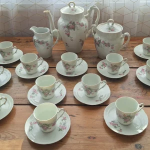 Service à thé Art Nouveau - Porcelaine de Limoges J.B.T and Cie (1901-1913)