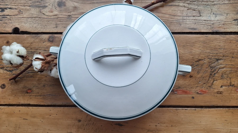 Soupière Art Déco Orchies Nord Moulins des Loups et Hamage Dessus