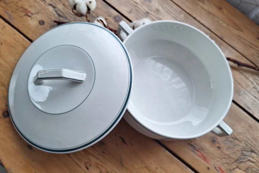 Soupière Art Déco Orchies Nord Moulins des Loups et Hamage Ensemble