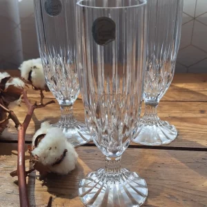 Lot de 3 flûtes à champagne Cristal d'Arques - Modèle Bretagne