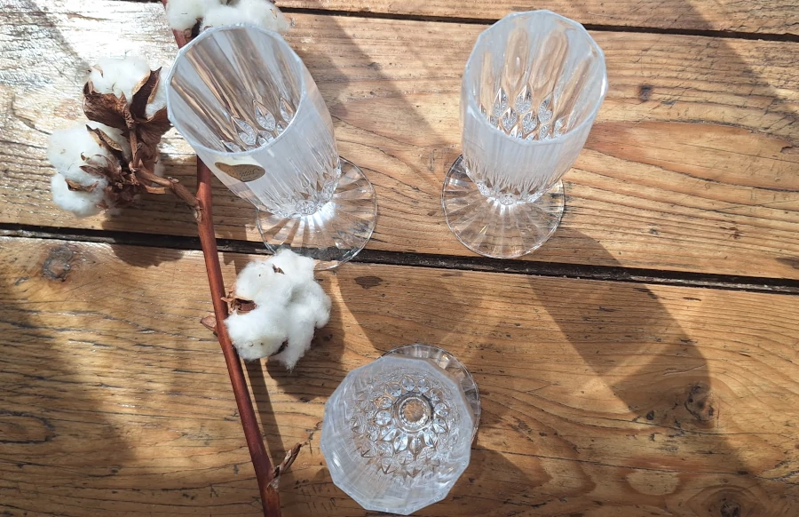 Lot de 3 flûtes à champagne Cristal d'Arques - Modèle Bretagne Dessus