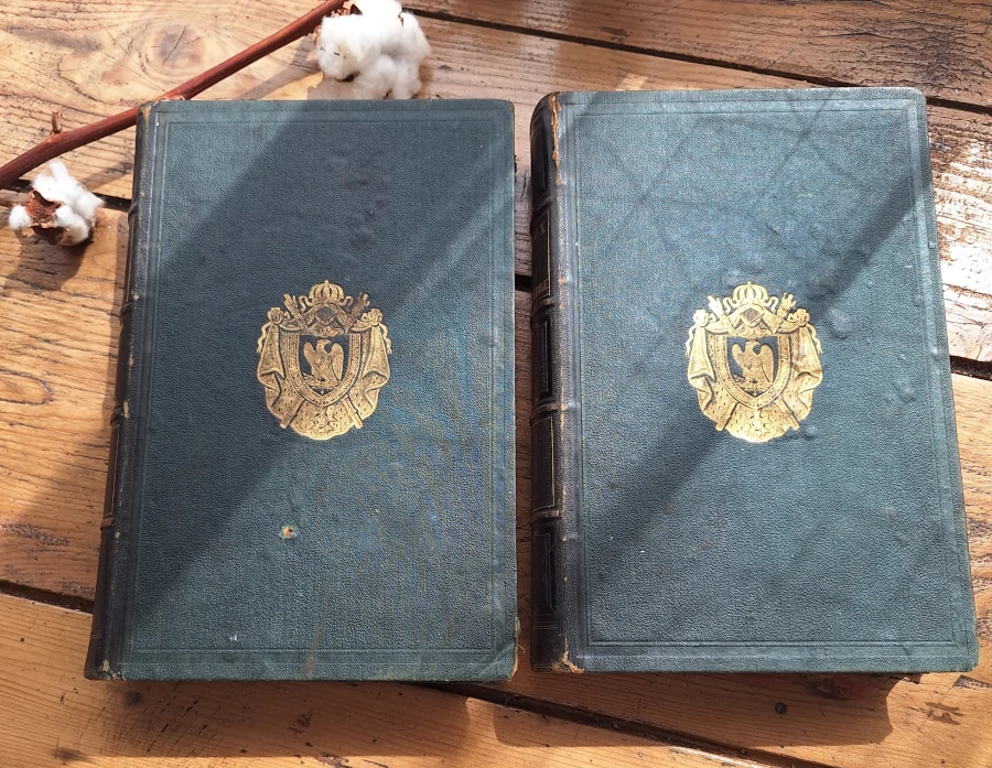 Livre - Histoire d'Angleterre (Tome 1 et 2) - Baron de Roujoux et Alfred Mainguet (1847) Couverture