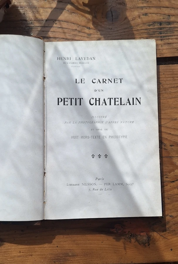 Livre - Le carnet d'un petit châtelain - Henri Lavedan (1902)