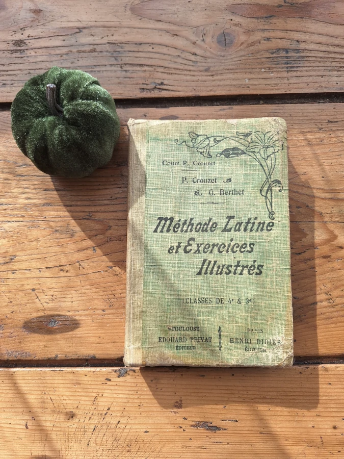 Livre - Méthode latine et exercices illustrés de Paul Crouzet (1931)