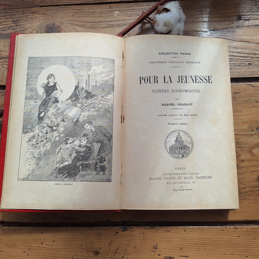Livre - Pour la Jeunesse - Contes économiques - Marcel Charlot (1895) Interieur