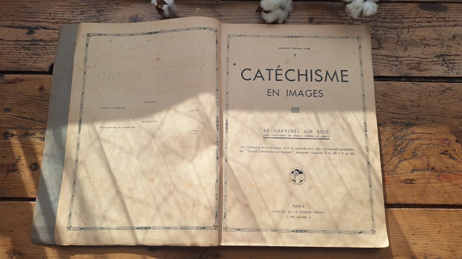 Catéchisme en images de 1932 Ouverture