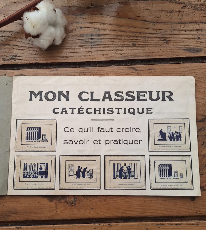 Livret de catéchisme ancien - Méthode Bernadette 1er page